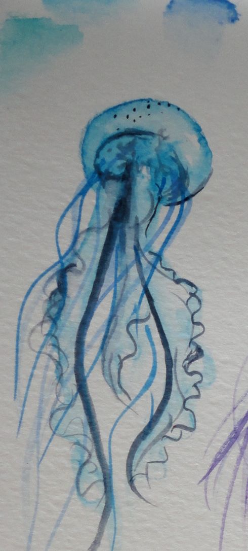Jellyfish and beads  Textiles - A Creative Approach